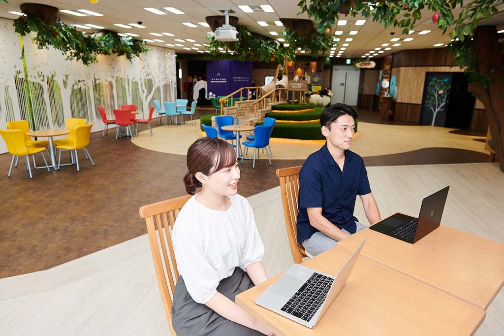 「Big Hub for Teamwork」がコンセプトの東京オフィス
