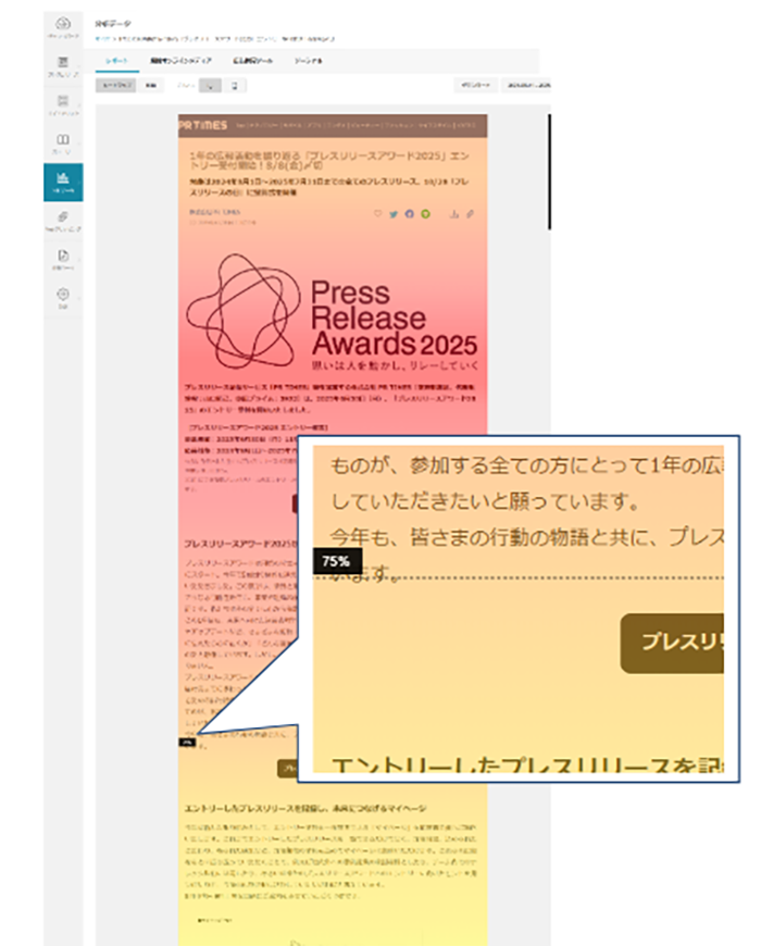 ヒートマップの確認