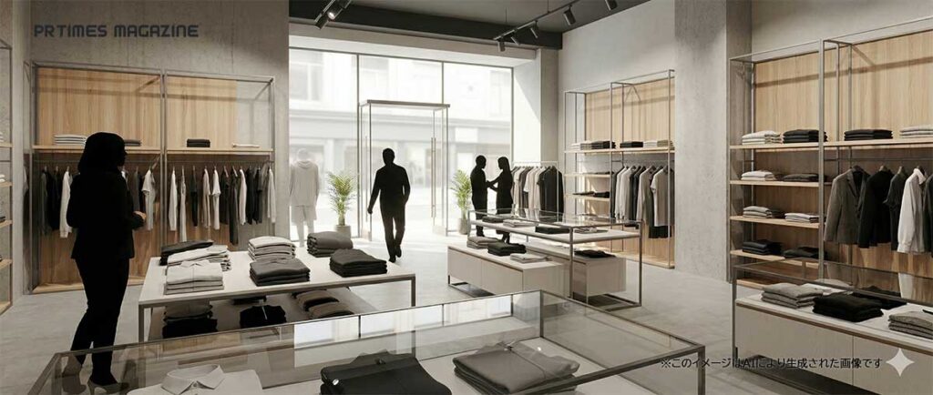 AI生成 アパレルショップイメージ