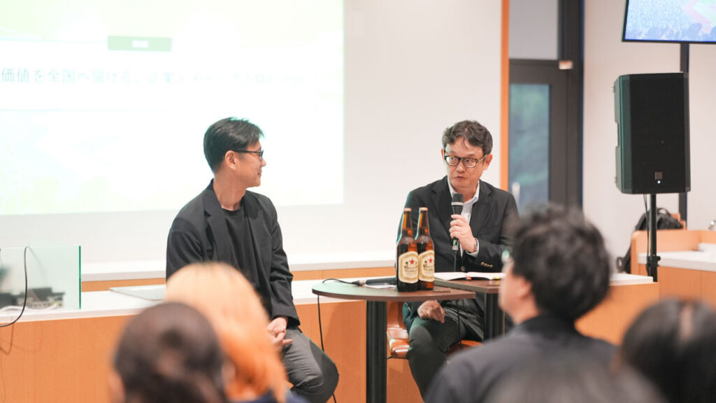株式会社日本経済新聞社 日経MJ 編集長の永井伸雄さんと中村さんの対談